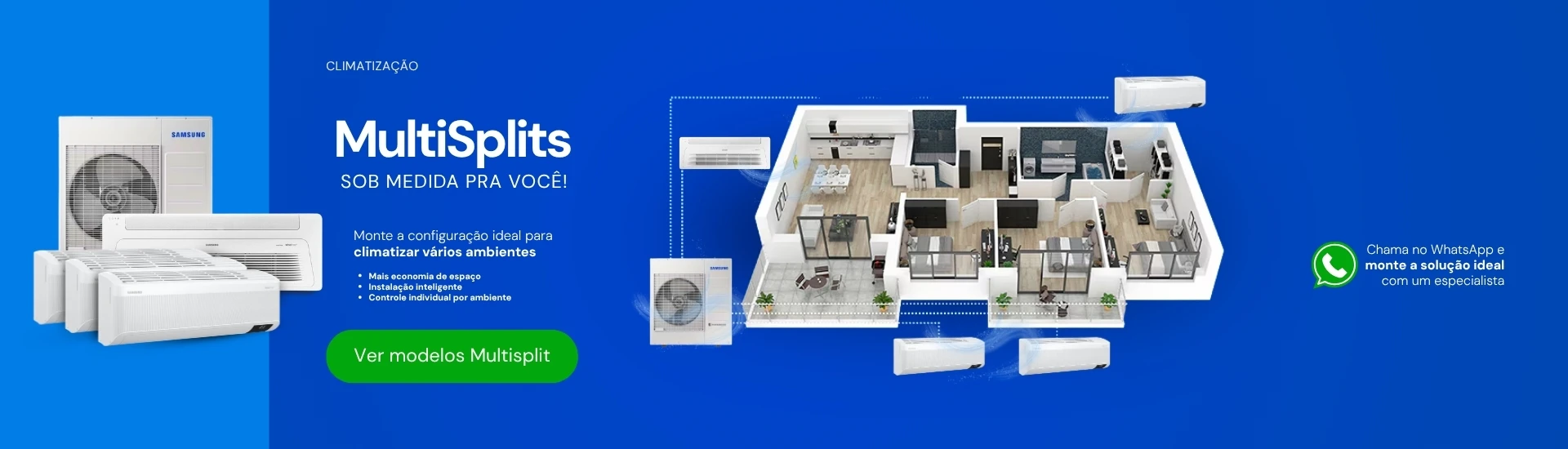 MultiSplits: Monte a configuração ideal para climatizar vários ambientes