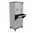Bebedouro Industrial de Coluna KX05-D NG 2T Água Gelada e Natural Inox 220V