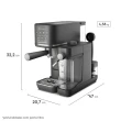 Cafeteira Espresso Electrolux Cápsula, Pó E Sache Experience Vaporizador De Leite Preta (ECM70) 220V